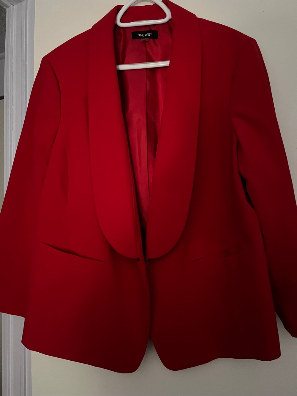 Red blazer